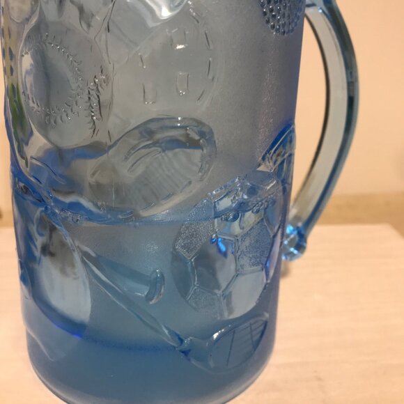 Blue Sports Themed Double Walled Frosty Freezer Mug 3.75" X 6" - Picture 5 of 8